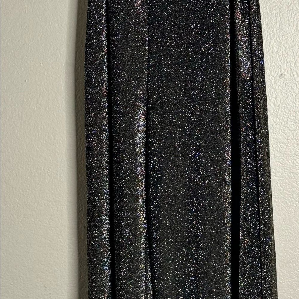 Premier Amour Black Metallic Jumpsuit – Size 14 Evening Party Wear - Picture 2 of 4